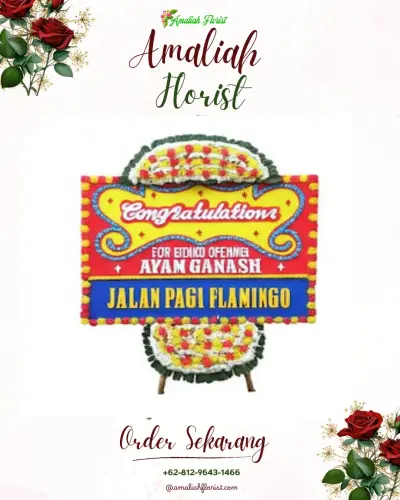 Bunga Papan Congratulation di Rumah Duka Oasis Lestari